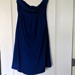 Express midi dress, medium, cobalt blue